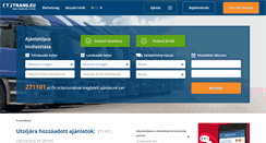 Desktop Screenshot of hu.trans.eu