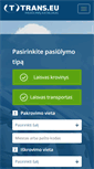 Mobile Screenshot of lt.trans.eu