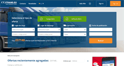 Desktop Screenshot of es.trans.eu
