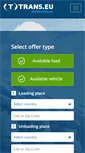 Mobile Screenshot of en.trans.eu
